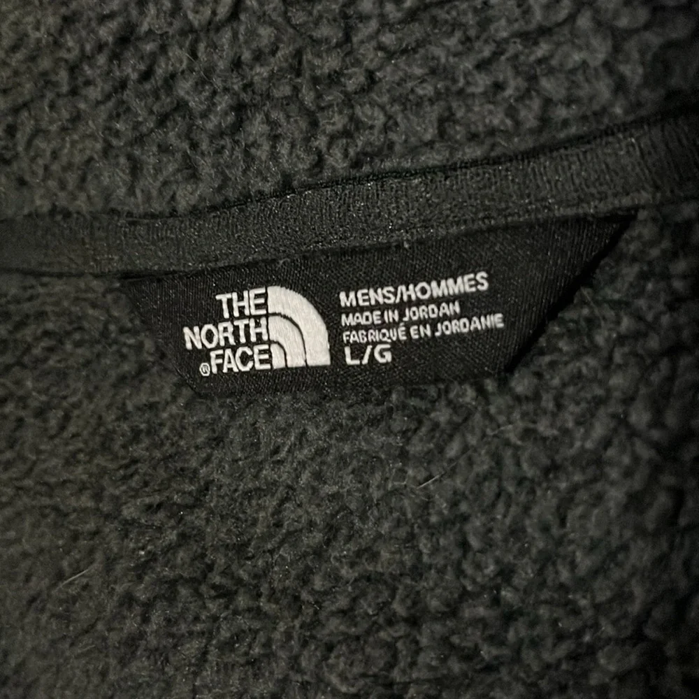 The North‎ Face Gray Men’s 1/4 Zip Fleece Pullover Sweater Sz L/G